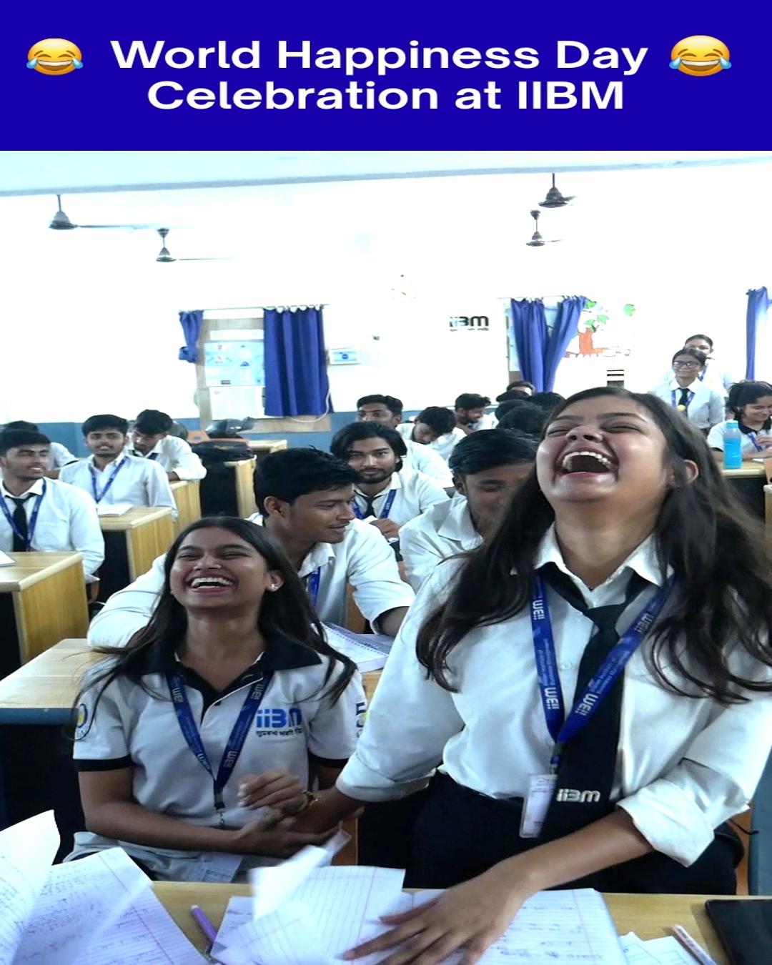 Celebrating World Happiness Day at IIBM Patna