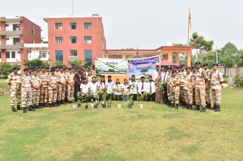 IIBM Patna and ITBP Unite for a Green Future Through Tree Plantation Drive